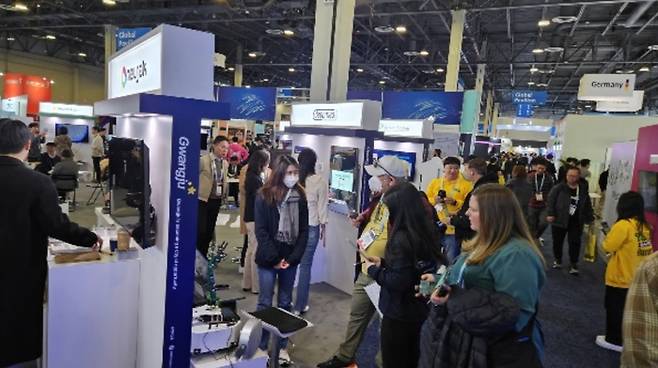 광주시 'CES 2024' 부스.