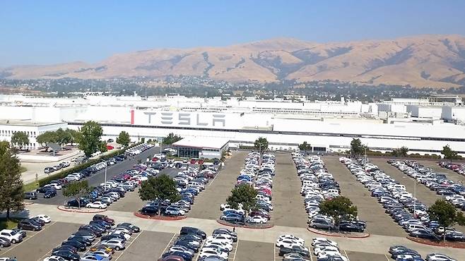 미국 캘리포니아주 프리몬트 테슬라 공장