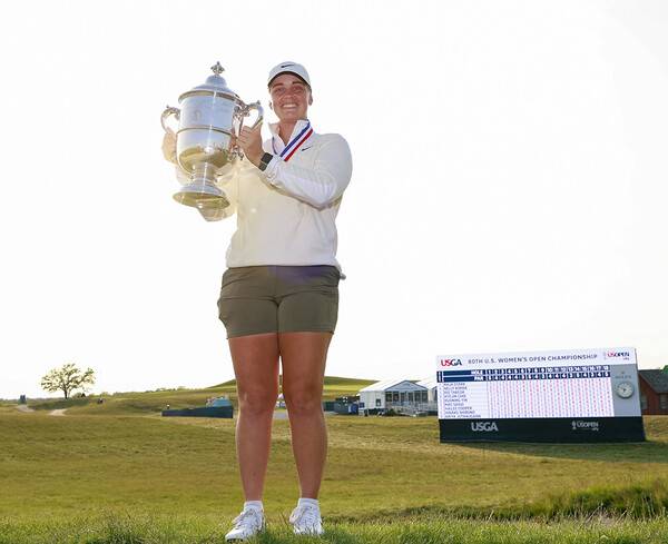 유해란, 고진영, 전인지, 박성현, 김효주, 최혜진, 양희영, 이정은6, 김아림, 윤이나, 황유민, 유현조 프로 등이 출전한 2025년 미국여자프로골프(LPGA) 투어 메이저대회 제80회 US여자오픈. 사진: 우승을 차지한 마야 스타르크(제공=USGA/Jason E. Miczek).