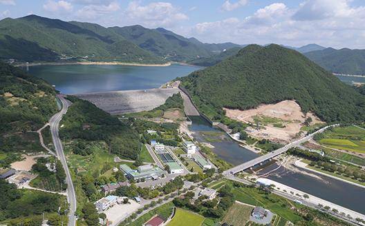경북 청도군 소재 운문댐. 한국수자원공사 제공