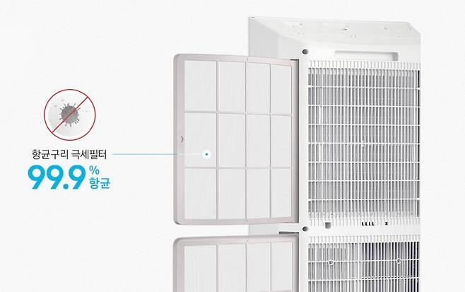 공기청정기 수준의 고성능 필터를 장착하는 에어컨도 있다. 다만 자주 청소하거나 교체해야할 수 있다 / 출처=삼성전자