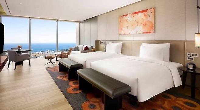 드림타워 그랜드 하얏트 객실 (롯데관광개발 제공)