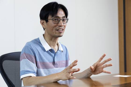 ‘2025 삼성호암상’ 과학상 물리·수학부문 수상자로 선정된 신석우 미국 UC버클리 교수가 28일 오전 서울 중구 신라호텔에서 중앙일보와 인터뷰를 하고 있다. 장진영 기자.