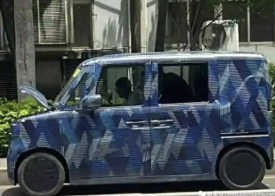 BYD가 일본 시장에 출시할 것으로 예상되는 '경형EV' 차량 테스트카의 스파이샷. 바이두 캡쳐