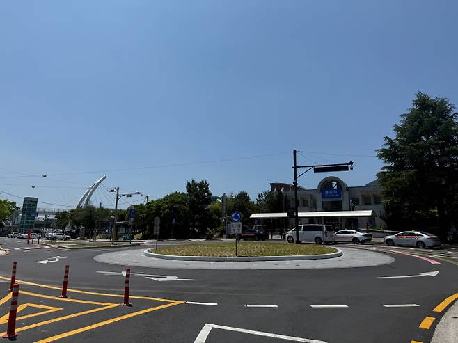 지난 5월 30일 정비사업이 완료된 경남 양산 물금역 모습./사진=양산시