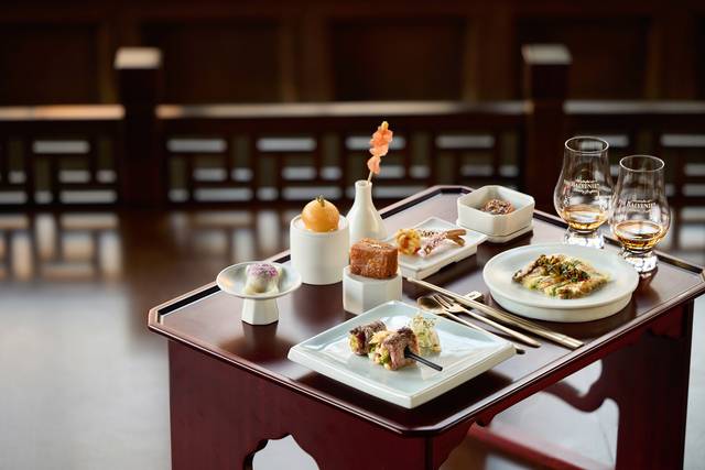 한국의집 고호재 · 발베니 페어링 메뉴. 국가유산진흥원 제공