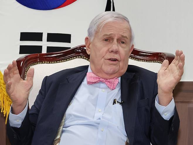 짐 로저스 로저스홀딩스 회장. 뉴시스