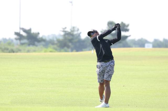2일 백송홀딩스-아시아드CC 부산오픈 예선에 참가한 피승현. 사진 제공=KPGA