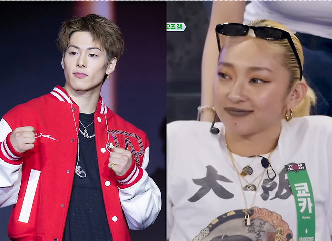 격투기 선수 미우라 코타와 스트리트 댄서 쿄카(왼쪽부터)가 각각 일본 종합격투기 단체 라이진이 주최한 첫 한국전과 엠넷 댄스 서바이벌 프로그램 ‘월드 오브 스트릿 우먼 파이터’에서 강렬한 존재감을 보여주며 국내 여성 팬들의 마음을 단숨에 사로잡았다. 사진제공|미우라 코타 SNS·엠넷 ‘월드 오브 스트릿 우먼 파이터’ 캡처