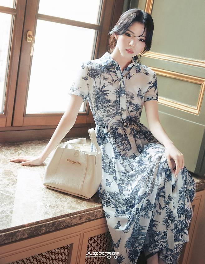 배우 한소희. 디올 제공