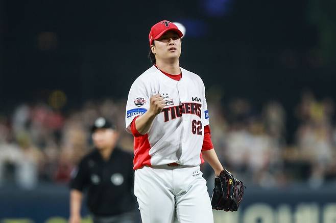 ▲ 정해영은 올해 멀티이닝 소화가 크게 늘어나는 와중에서도 분전하며 팀의 뒷문을 지키고 있다 ⓒKIA타이거즈