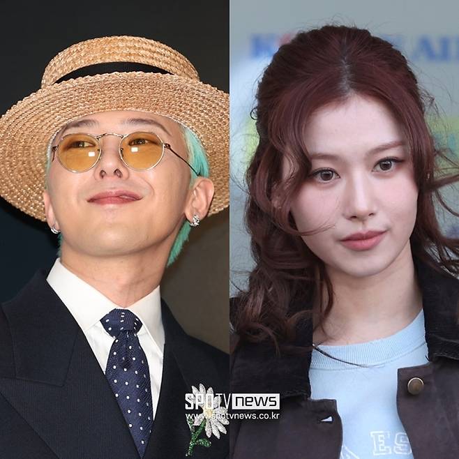 ▲ 지드래곤(왼쪽), 트와이스 사나. ⓒ곽혜미 기자