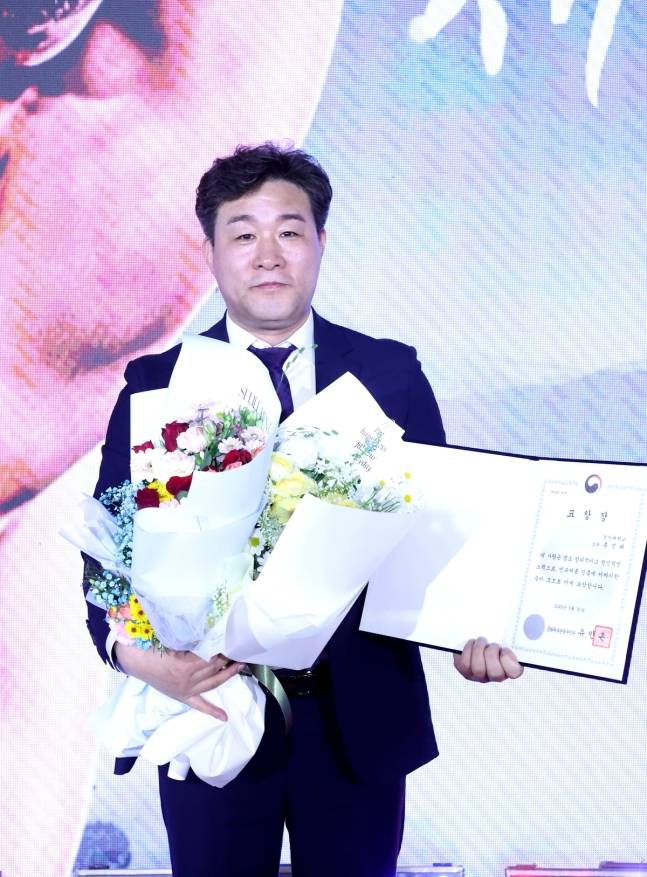 지도 부문 홍성태 감독. /사진=대한씨름협회