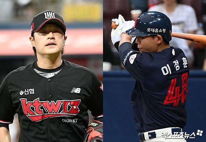 KT 위즈와 롯데 자이언츠가 2일 1:1 트레이드를 단행했다. KT는 이번 트레이드를 통해 외야수 이정훈을 품었고, 롯데는 좌완투수 박세진을 영입했다. KT는 이정훈이 타격에 강점을 지닌 좌타자라는 점에서 기대를 걸고 있고, 롯데는 박세진이 좌완투수 선수층을 두껍게 해 팀 전력을 강화할 것으로 내다보고 있다. 엑스포츠뉴스 DB