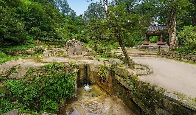 옥류천 전경  [국가유산청 궁능유적본부 제공. 재판매 및 DB 금지]