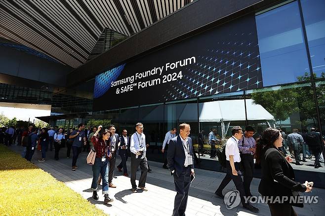 작년 6월 12일(현지시간) 미국 실리콘밸리에서 열린 삼성 파운드리 포럼 및 세이프(SAFE) 포럼'.[삼성전자 제공. 재판매 및 DB 금지]