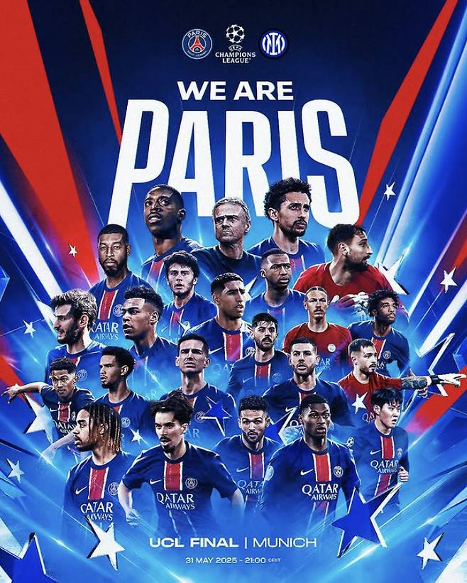 사진=PSG 공식 SNS 캡처