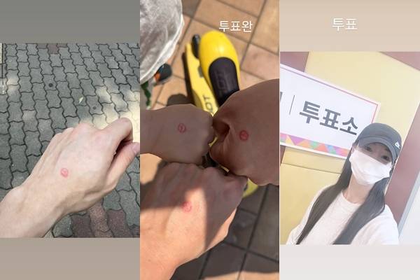 ⓒ윤찬영, 김풍, 남규리 SNS(왼쪽부터)