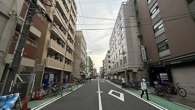 일본 요코하마 고토부키초 거리.