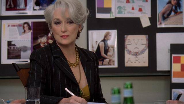 영화 '악마는 프라다를 입는다'의 미란다. 퍼스트런·글뫼 제공