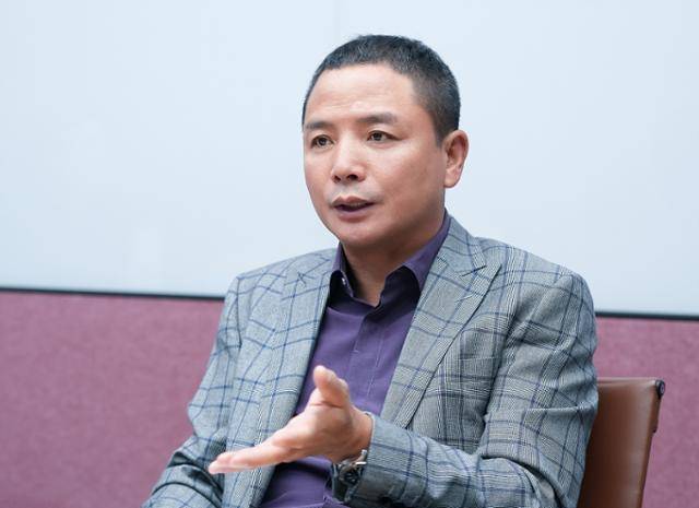 김광석 HP프린팅코리아 대표가 2일 경기 성남시 HP프린팅코리아 R&D센터에서 인터뷰하고 있다. HP 제공