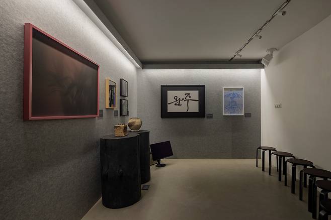The installation view of the ″Wanju:Record:01″ exhibition at the LCDC Seoul in Seongdong District, eastern Seoul [LCDC SEOUL]