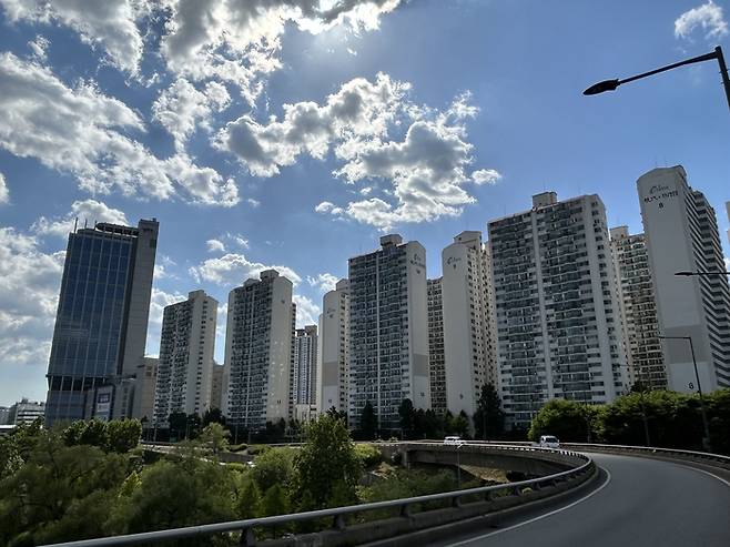 서울 광진구 구의동 한강변에 있는 현대프라임 아파트 전경. [매경DB]