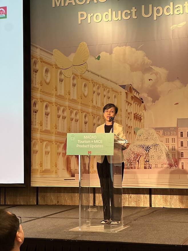 마리아 헬레나 드 세나 페르난데스(Maria Helena de Senna Fernandes) 마카오정부관광청 청장 / 사진=권효정 여행+ 기자