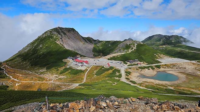 일본 북알프스 노리쿠라다케