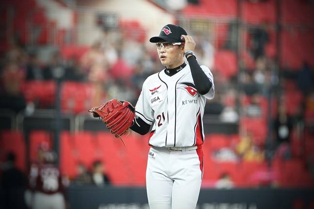 2015년 KT 시절의 박세웅. /사진=KT 위즈 제공