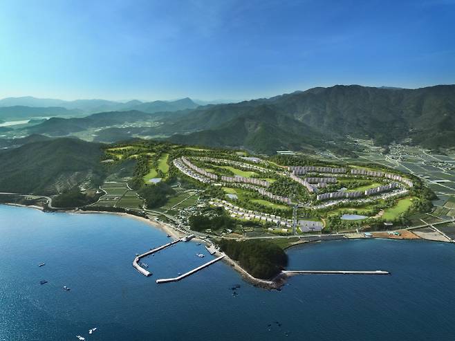 보성 주거복합타운 조감도. /보성군 제공