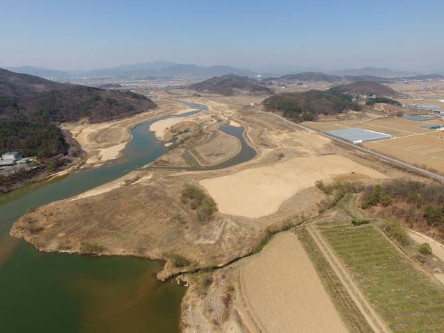 병성천 천변습지 복원사업 현장 상주시 제공
