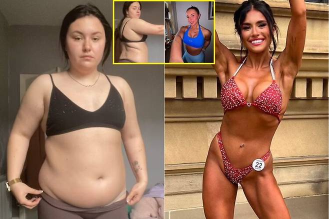 빵을 끊고 꾸준한 운동으로 38kg 감량에 성공한 20대 여성 사연이 화제다. [사진=SNS]