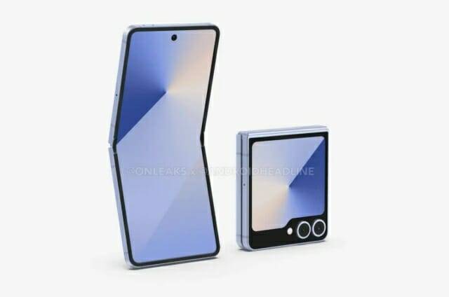 갤럭시Z플립 7 렌더링 (사진=안드로이드헤드라인/온리크스)