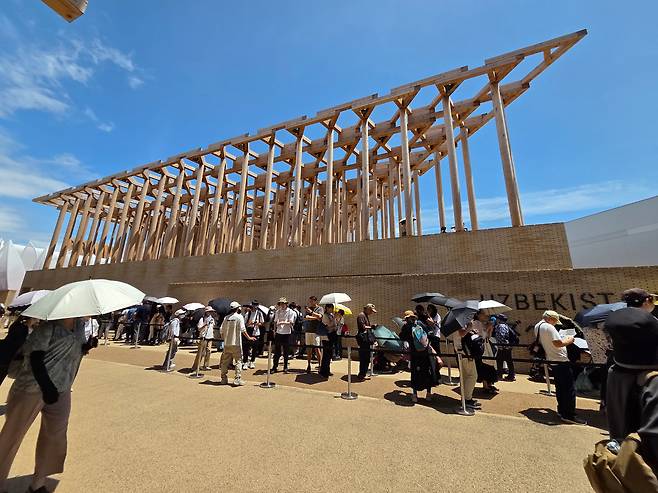 독일 건축 스튜디오 아틀리에 브뤼크너(Atelier Brückner의 우즈베키스탄관/최보윤 기자