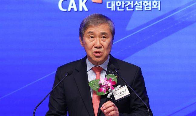 한승구 대한건설협회 회장 ⓒ 뉴시스