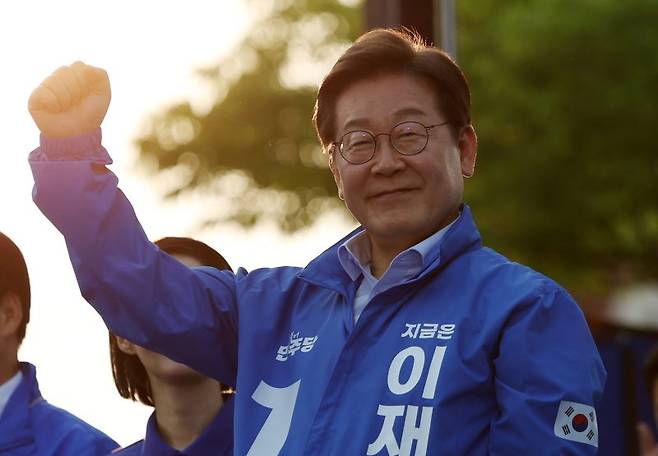 이재명 대통령 선거운동 자료사진. 뉴시스