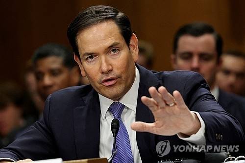 ▲ 루비오 미국 국무부 장관 [로이터 연합뉴스 자료사진. 재판매 및 DB 금지]