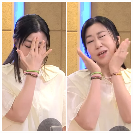 라미란과 방송인 김신영이 살을 뺀 사람들만의 리얼 토크를 펼쳤다.사진=MBC 라디오