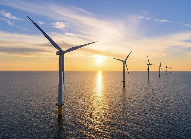 해상풍력 발전사업 조감도 이미지. [IS동서]