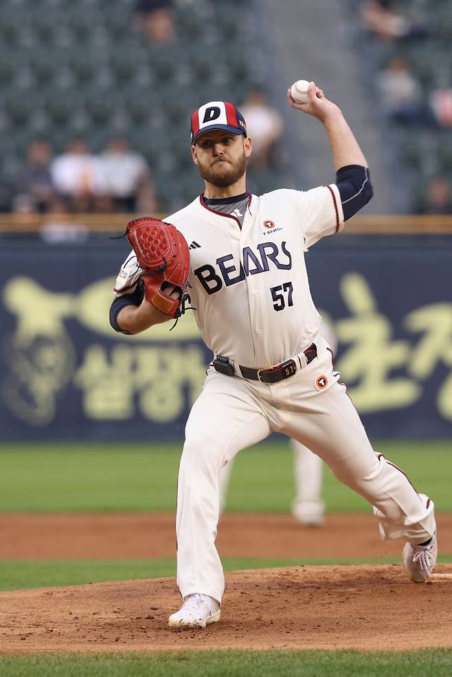 [서울=뉴시스] 프로야구 두산 베어스의 콜 어빈. (사진 = 두산 베어스 제공) *재판매 및 DB 금지