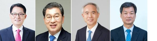 새 정부 입각 하마평에 오른 박지원 의원·신정훈 의원·양부남 의원·박균택 의원(왼쪽부터)