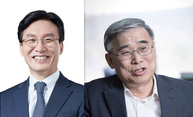 김민석 더불어민주당 의원(왼쪽)과 이종석 전 통일부장관.대통령실