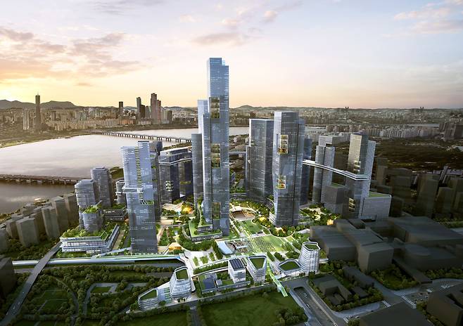 서울 용산구 ‘용산국제업무지구’ 조감도. 서울시 제공