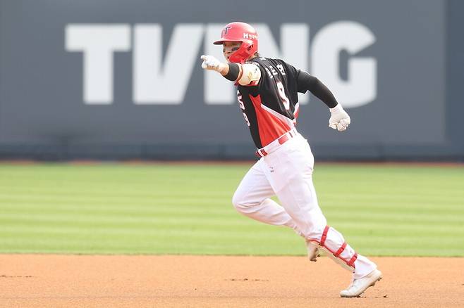 ▲ 공격에서 맹활약으로 친구의 빈자리를 메워가고 있는 윤도현 ⓒKIA 타이거즈