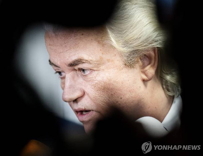 네덜란드 극우 성향 자유당 대표 [EPA 연합뉴스. 재판매 및 DB 금지]