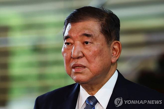 이시바 시게루 일본 총리 [로이터=연합뉴스 자료사진. 재판매 및 DB 금지]