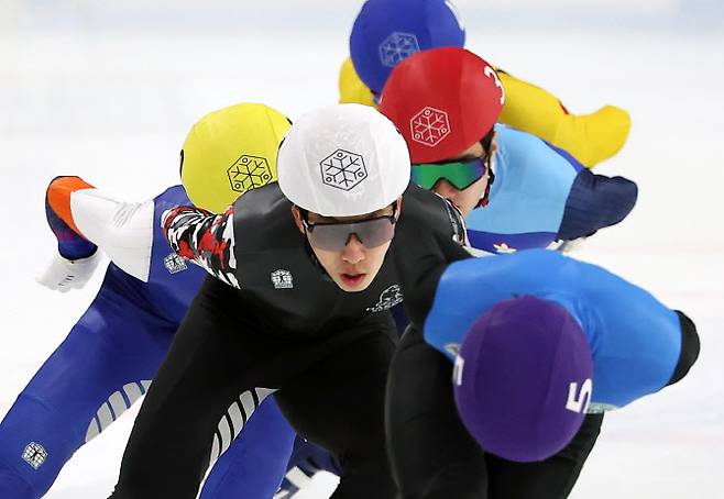 지난 4월 2025~26시즌 쇼트트랙 국가대표 2차 선발전에 참가한 박지원의 모습. 사진=연합뉴스
