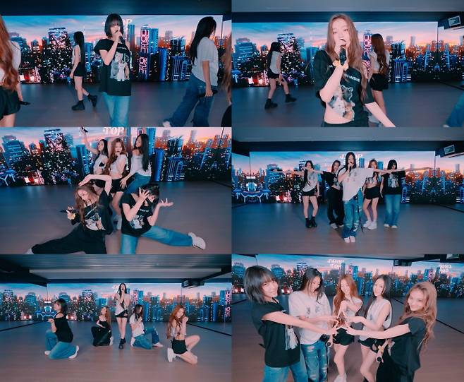 미야오, ‘DROP TOP’ 안무 영상 공개... 각잡힌 군무 [사진=더블랙레이블 제공]