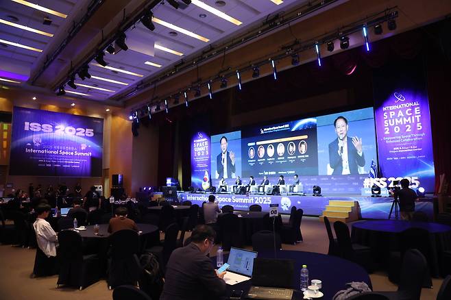 5일 대전컨벤션센터에서 우주 스타트업 컨텍과 대전광역시 주최로 ‘인터내셔널 스페이스 서밋(ISS) 2025′가 열렸다./컨텍